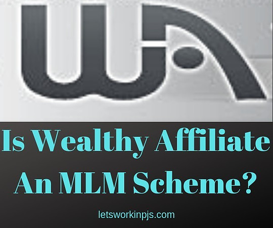 is Wealthy Affiliate an MLM scheme